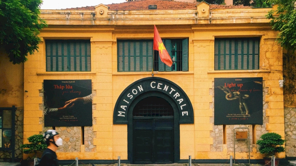 Hoa Lo Prison - the Hanoi Hilton is situated in the heart of Hanoi